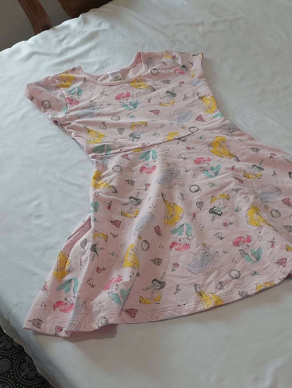 Disney Pricness Pink Princess Character Skater Dress.Size 7,8